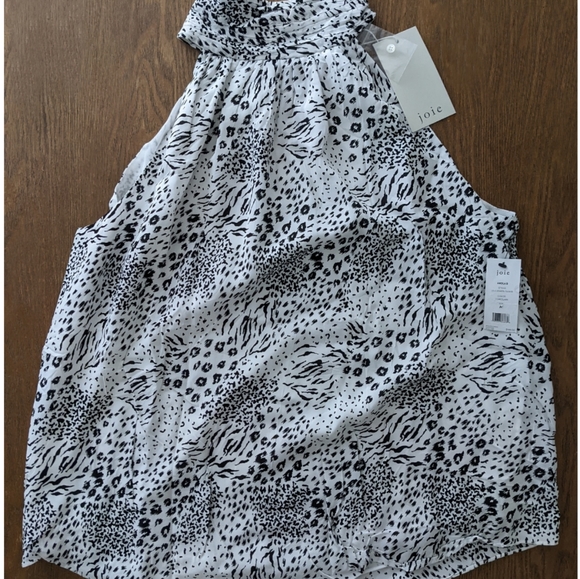 JOIE Erola Animal Print Halter Top - Picture 2 of 16
